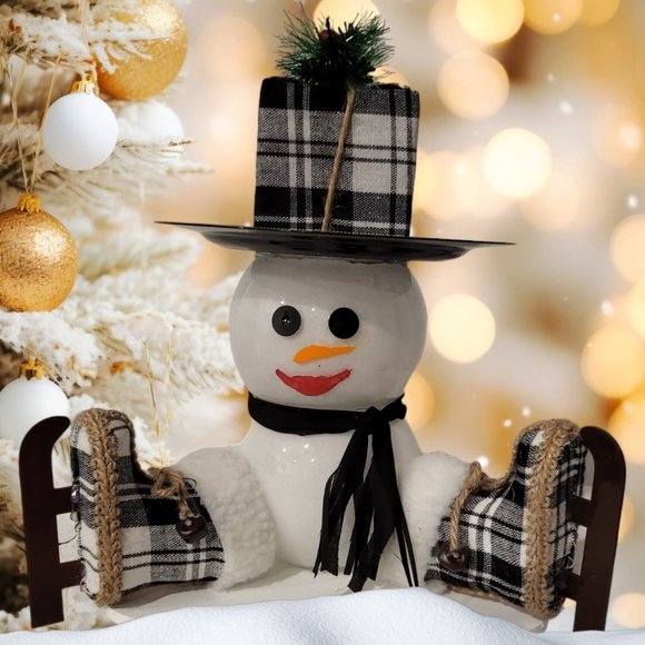 Christmas Snowman Decorations - Picture 1 of 1